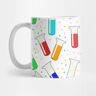 Science Test Tubes pattern Mug